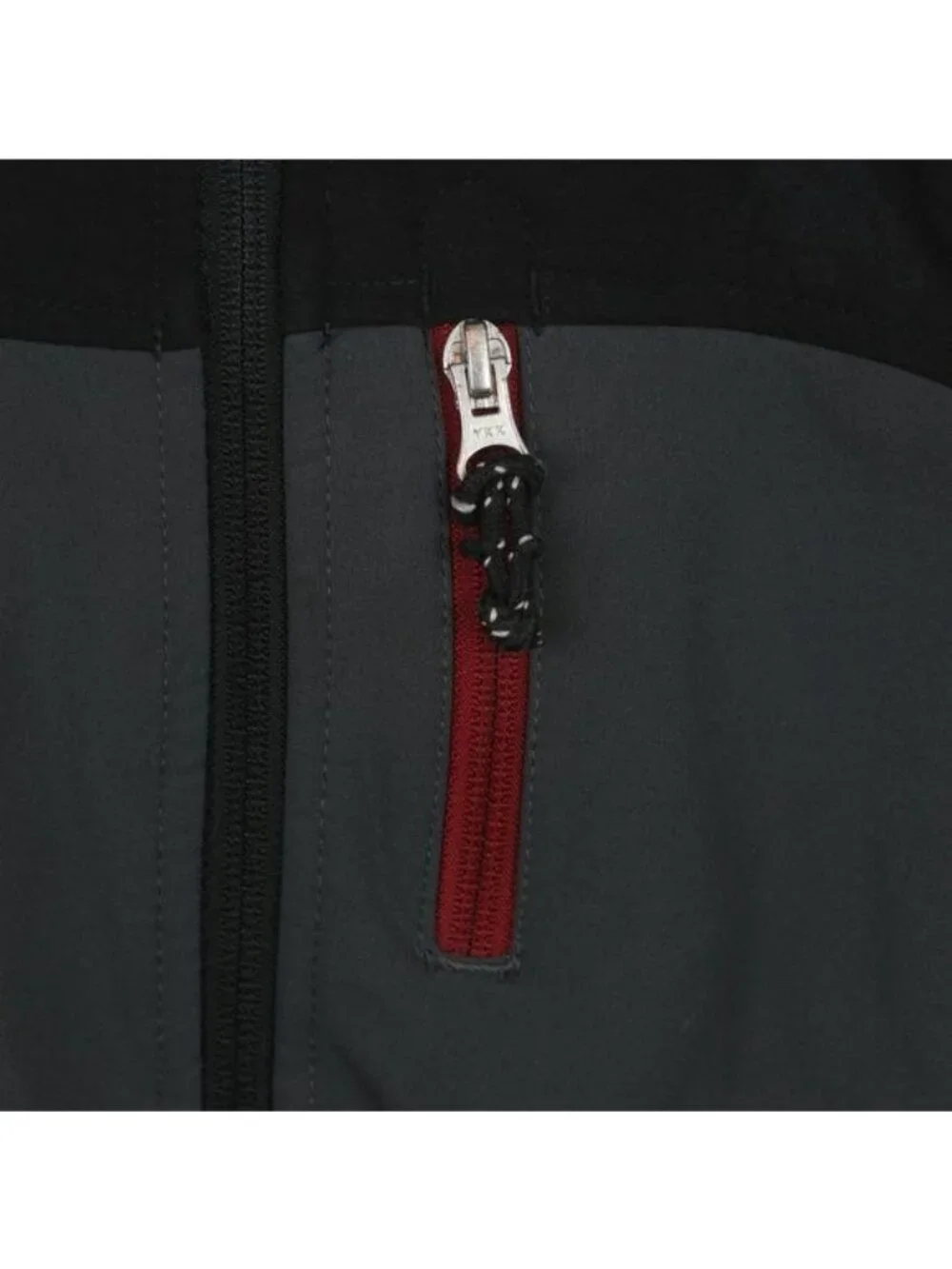 Snozu Boys Extra Small Black Gray Fleece Lined Soft Shell Full Zip Jacket